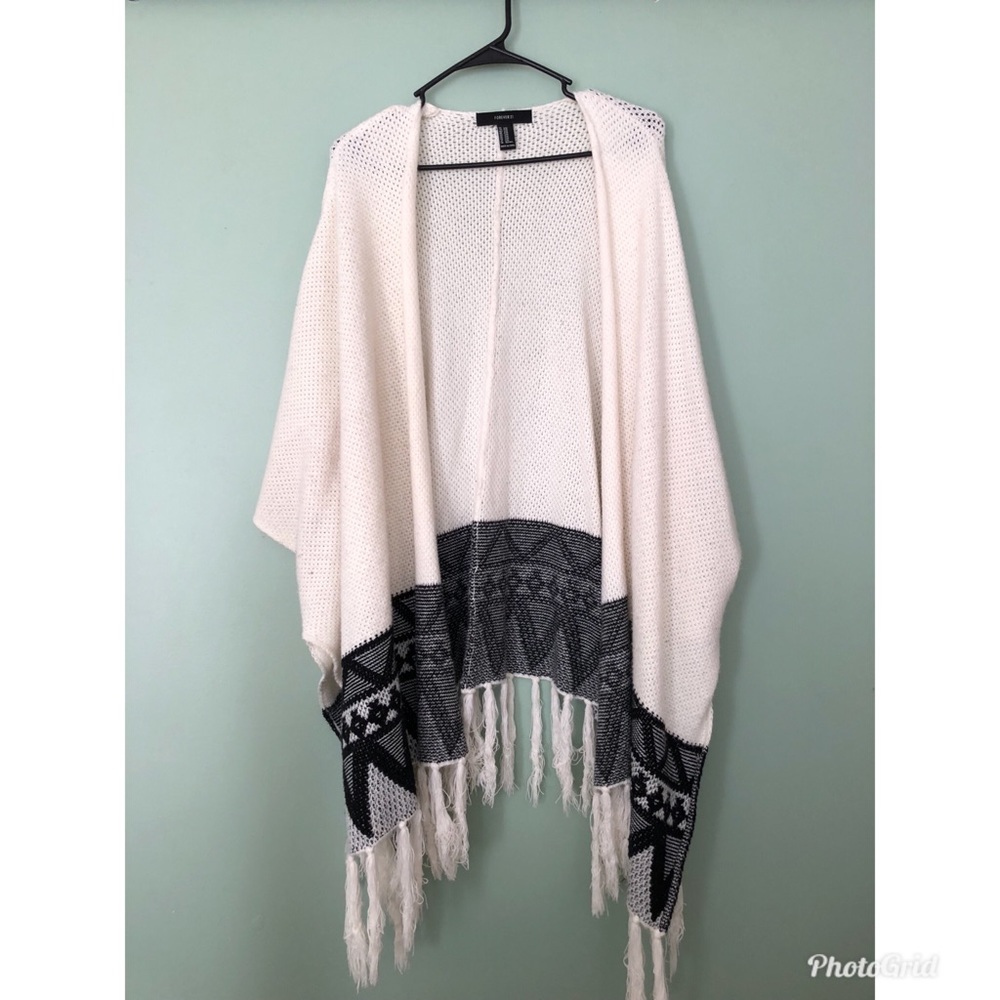 🍁Forever 21 oversized cardigan poncho🍁